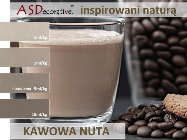 kawowa nuta kolor mikrocementu