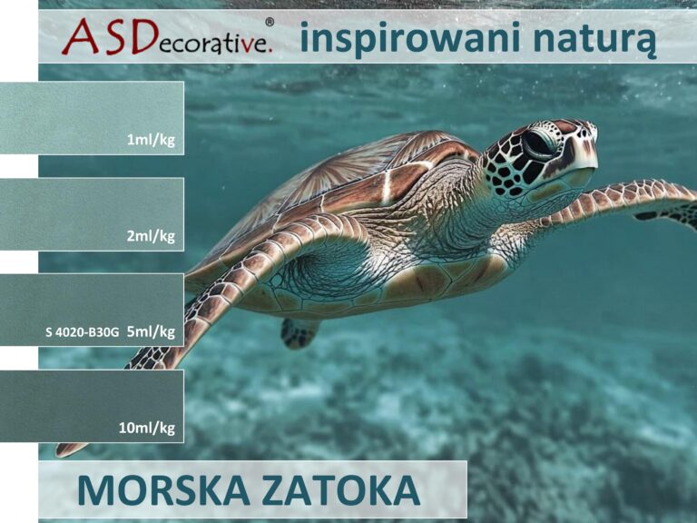 morska zatoka kolor mikrocementu
